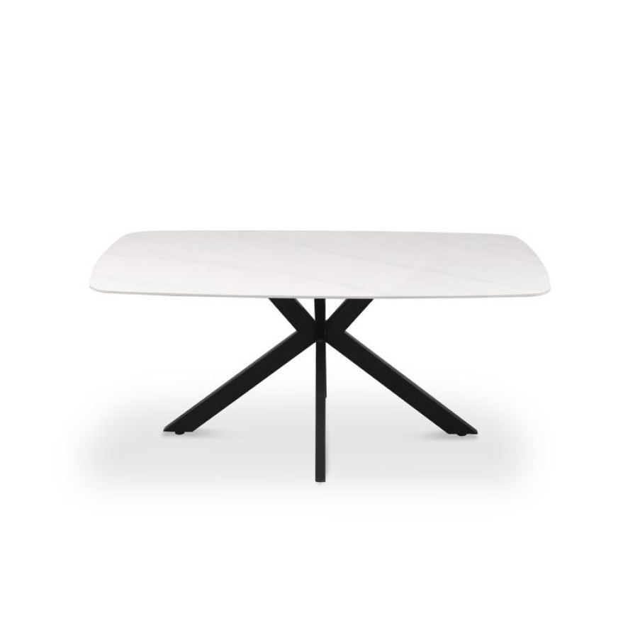 Belga Meubelen Deense Witte Ovale Tafel Apollo Wholesale