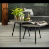 Belga Meubelen Salontafel Zaman 00D855 Set/2 Metallic Ronde Buis Wholesale