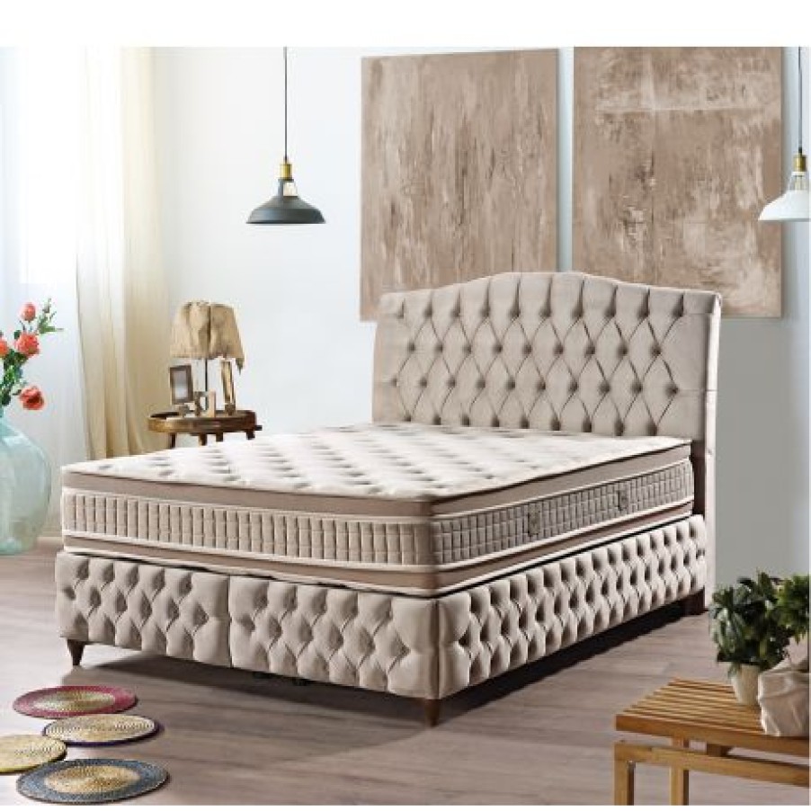 Belga Meubelen Boxspring 160 X 200 Cm Royal Hot